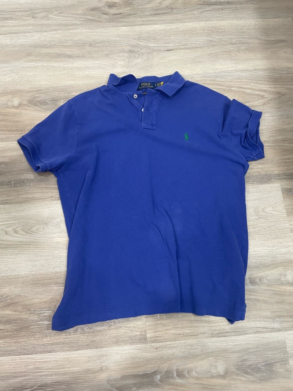 Ralph Lauren Men's Polo in Royal Blue with Green Pony